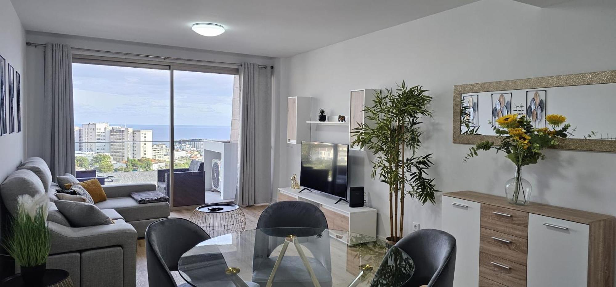 푼샬 Vista Mar - Ac, Parking And Pool 아파트 외부 사진