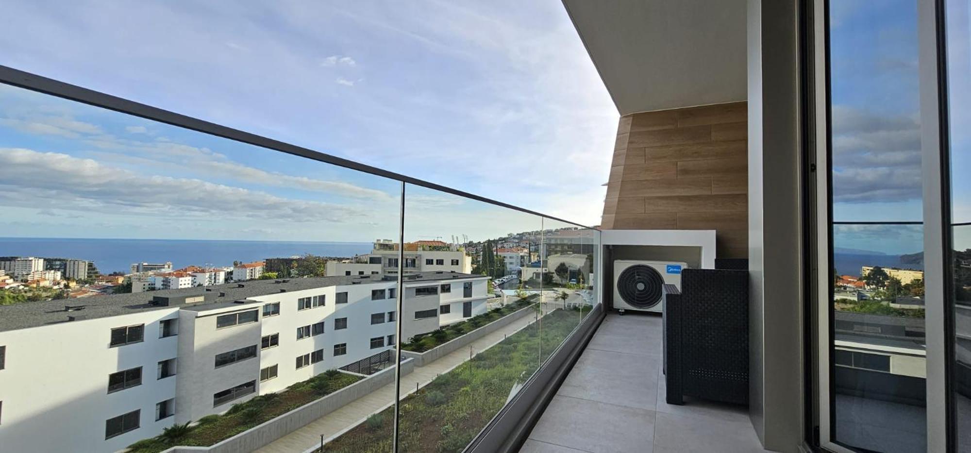 푼샬 Vista Mar - Ac, Parking And Pool 아파트 외부 사진